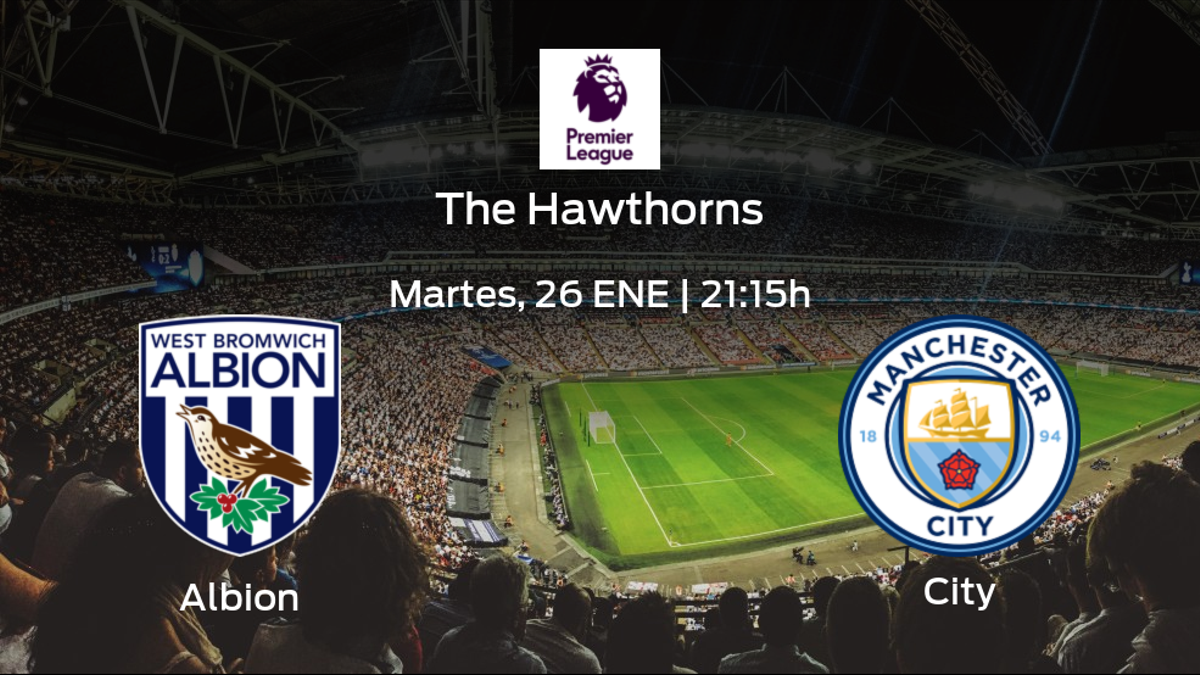 Jornada 20 de la Premier League: previa del partido West Bromwich Albion - Manchester City