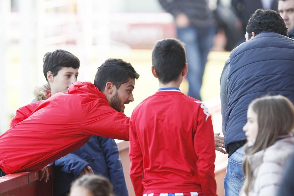 Entrenamiento del Sporting en el segundo día del año