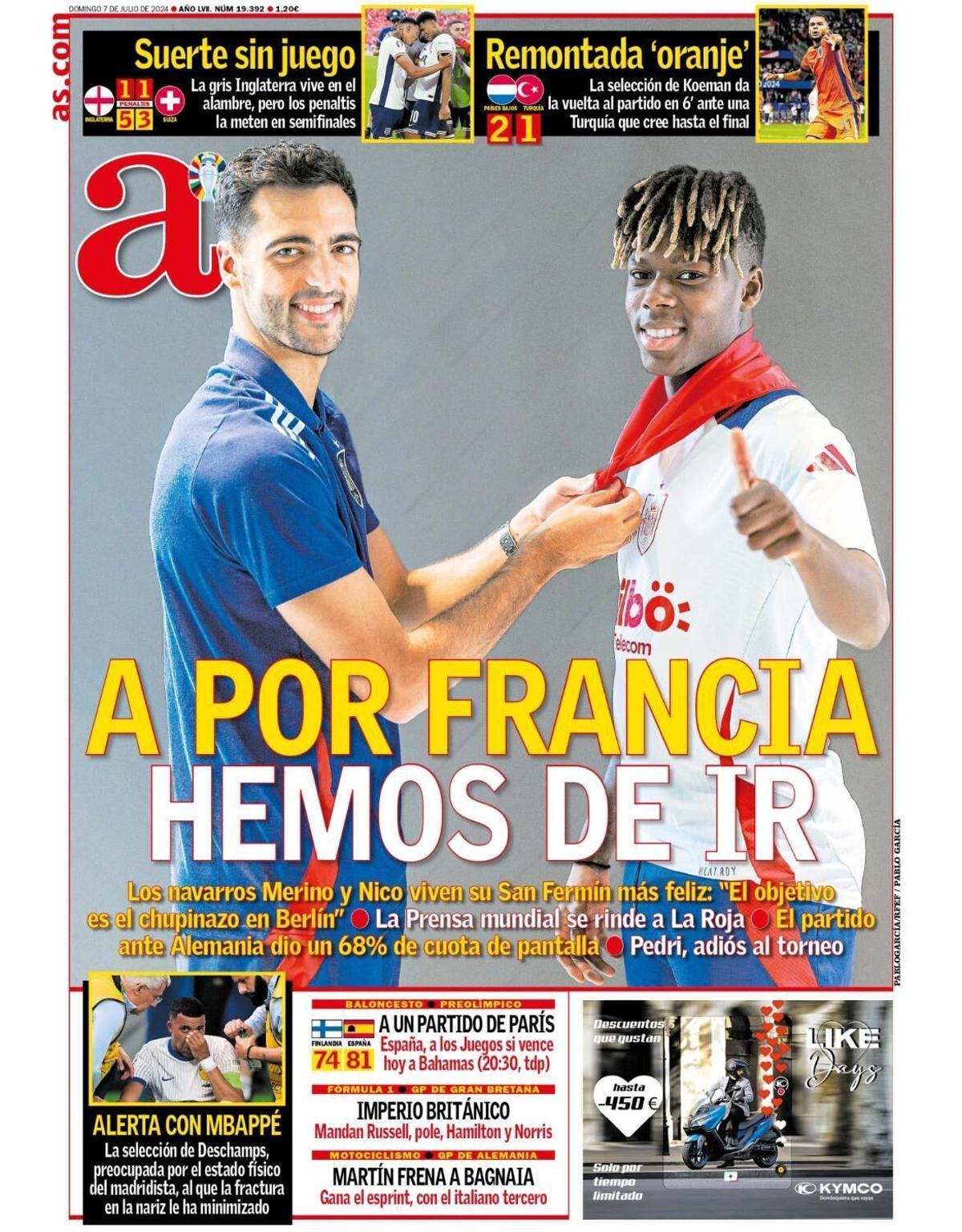 Las portadas de la prensa deportiva de hoy