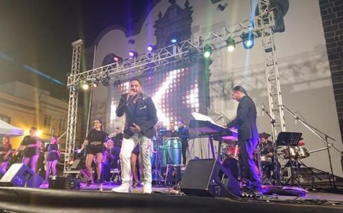Concierto de Manny Manuel en el Carnaval de Güimar, archivo.