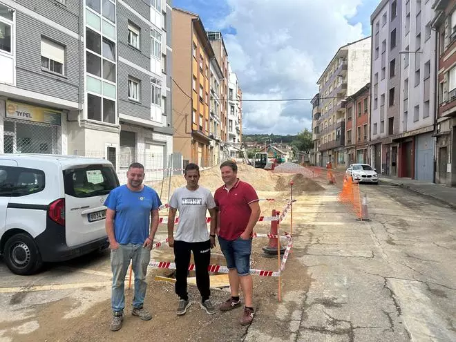 EN IMÁGENES: Obras de la avenida de Gijón de Pola de Siero