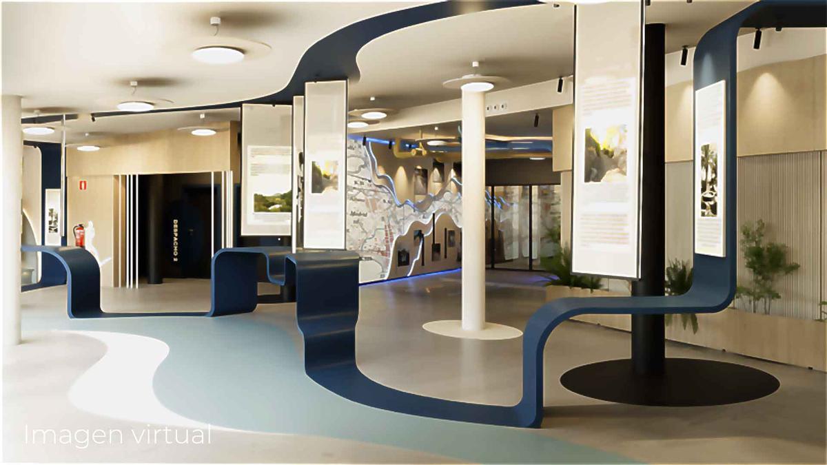 Imagen virtual del Centro de Interpretación tras su acondicionamiento