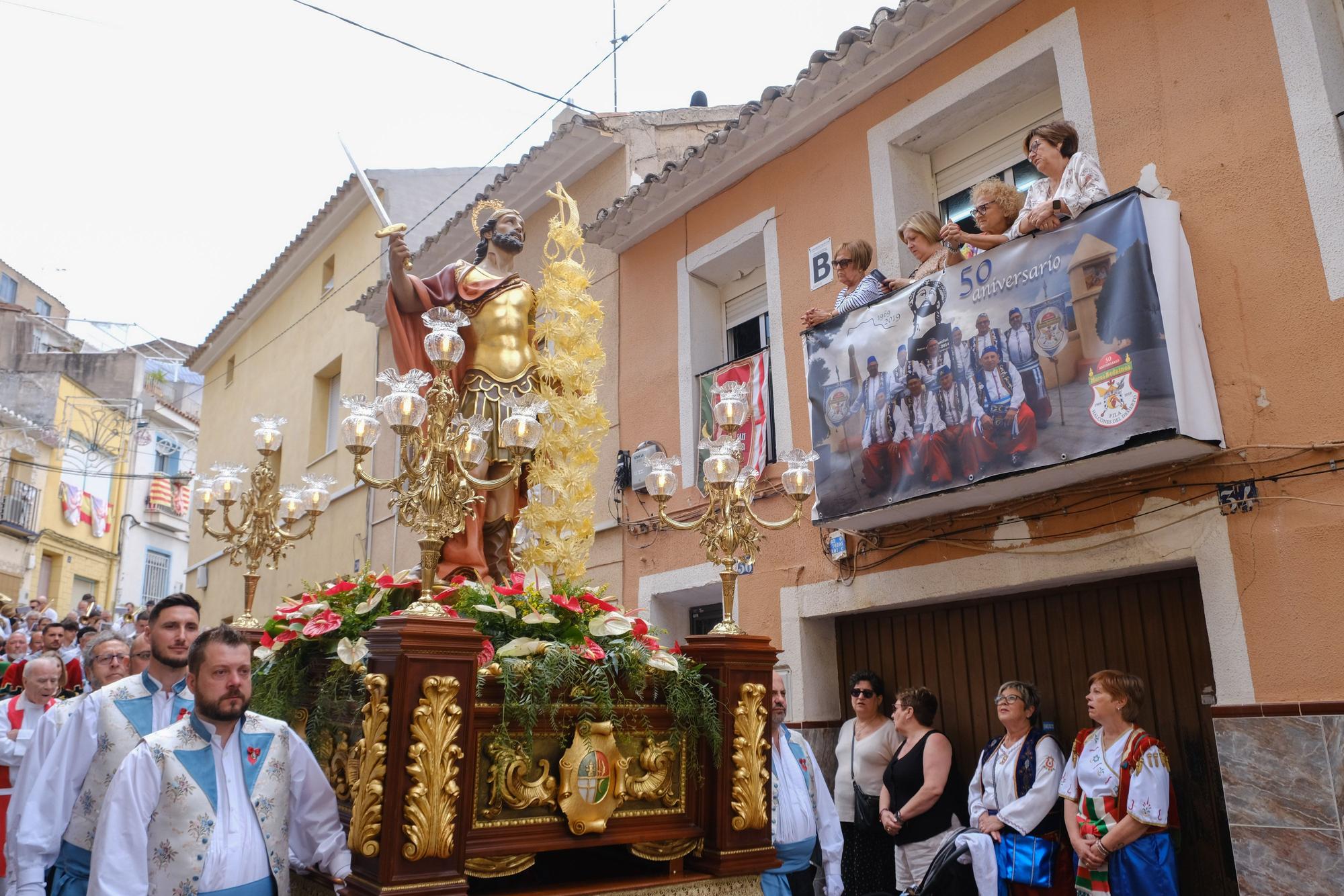 Así se ha vivido la bajada del Santo en las fiestas de Petrer