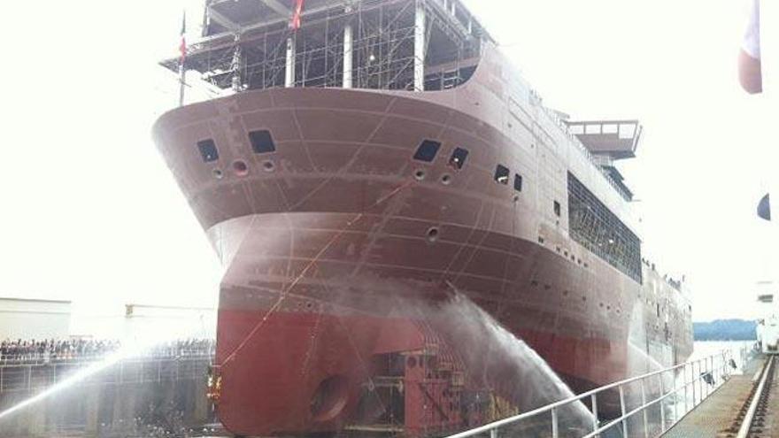 El buque se encuentra al 65% de la obra // NAVANTIA