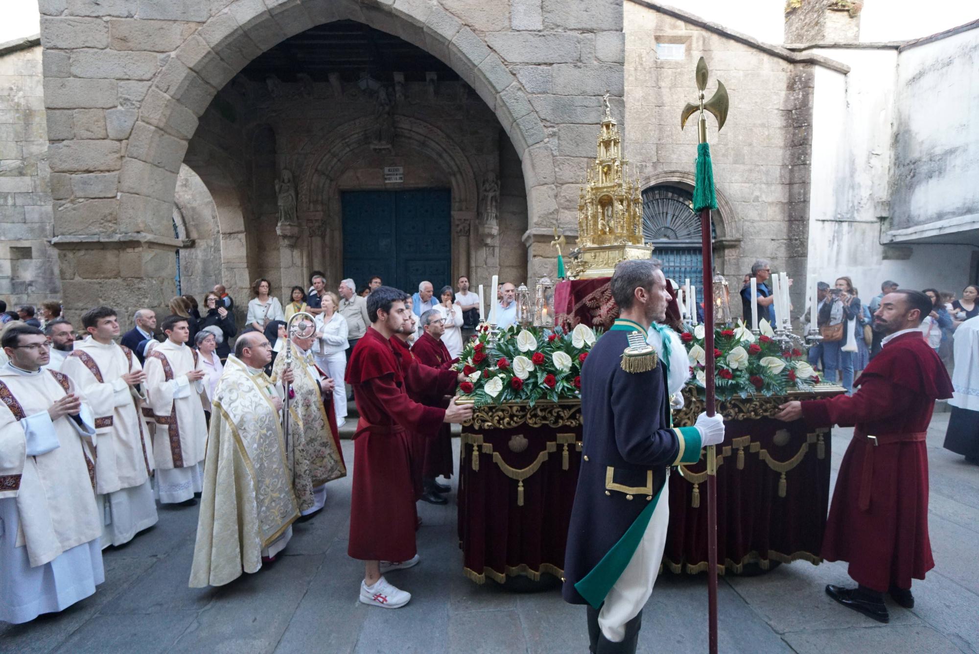 Así fue la procesión del Corpus Christi en Santiago de Compostela