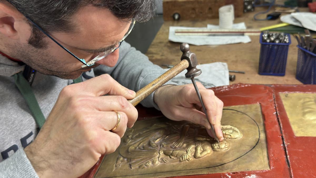 Taller de orfebrería de Emilio León.