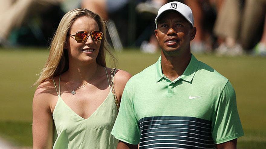 Tiger Woods y Lindsey Vonn.