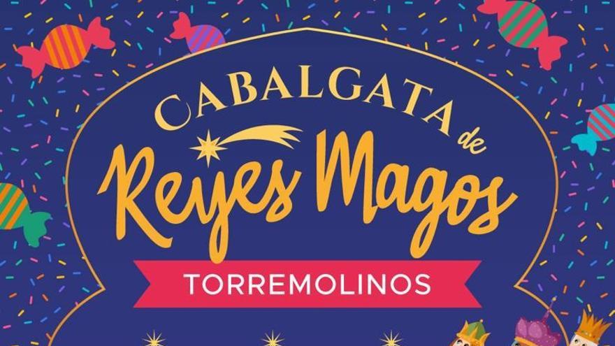 Cartel de la cabalgata de Reyes Magos de Torremolinos (Málaga)
