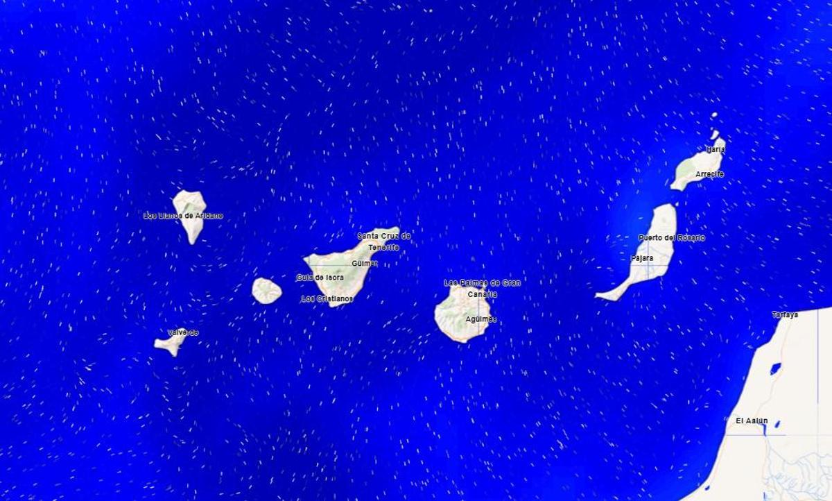 Mapa del tiempo.