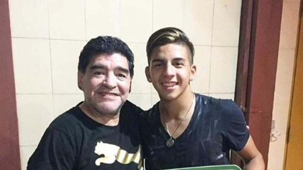 Hernán López Muñoz y Diego Armando Maradona