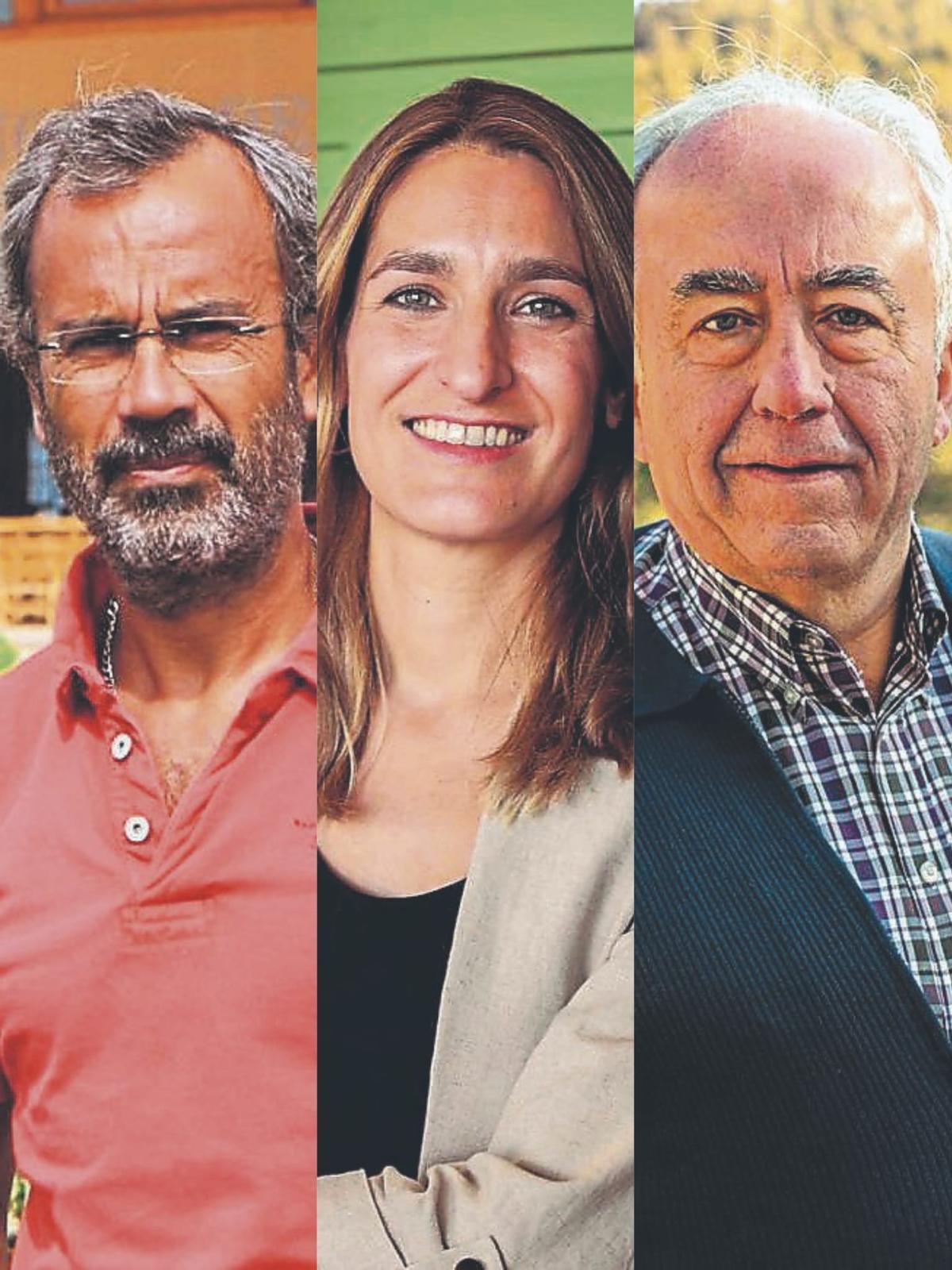 Alfredo Candela (DO Yecla), Carolina Martínez (DO Jumilla) y Francisco Carreño (DO Bullas)