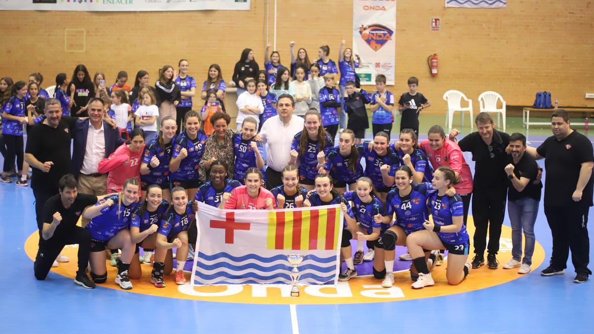 El Handbol Onda dominó por completo la final ante el Grupo USA Handbol Mislata UPV.