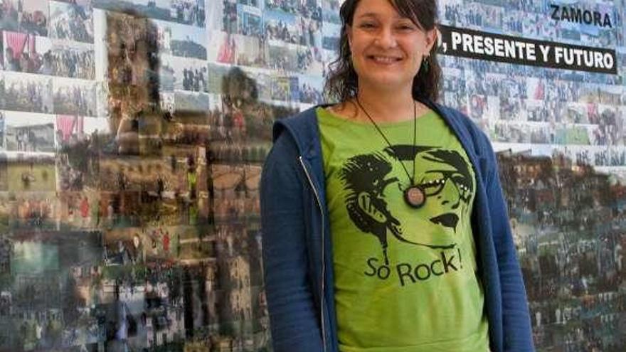 Stella Hermoso ayer en el Campus.