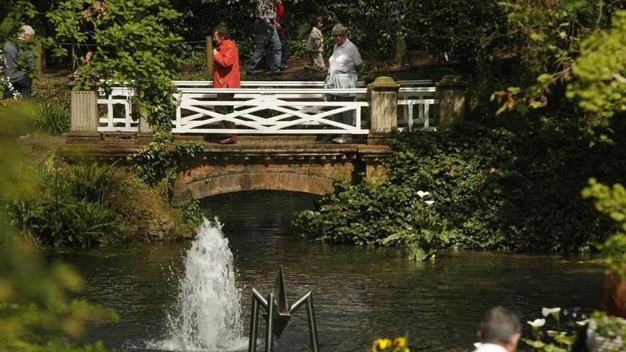 Una vista del Jardín Botánico Atlántico.