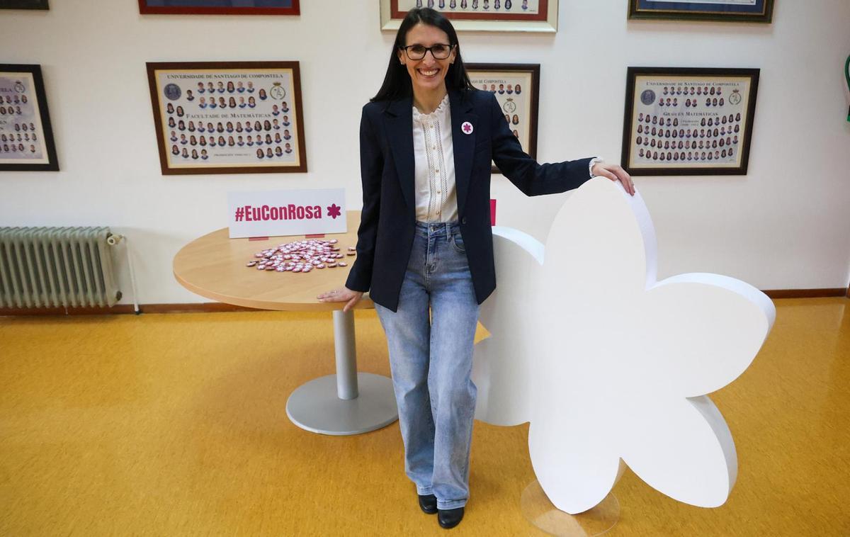 Rosa Crujeiras, este miércoles en la USC