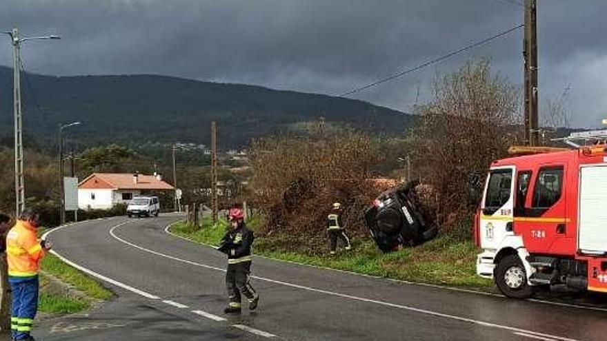 El punto kilométrico en el que tuvo lugar el accidente. // FdV