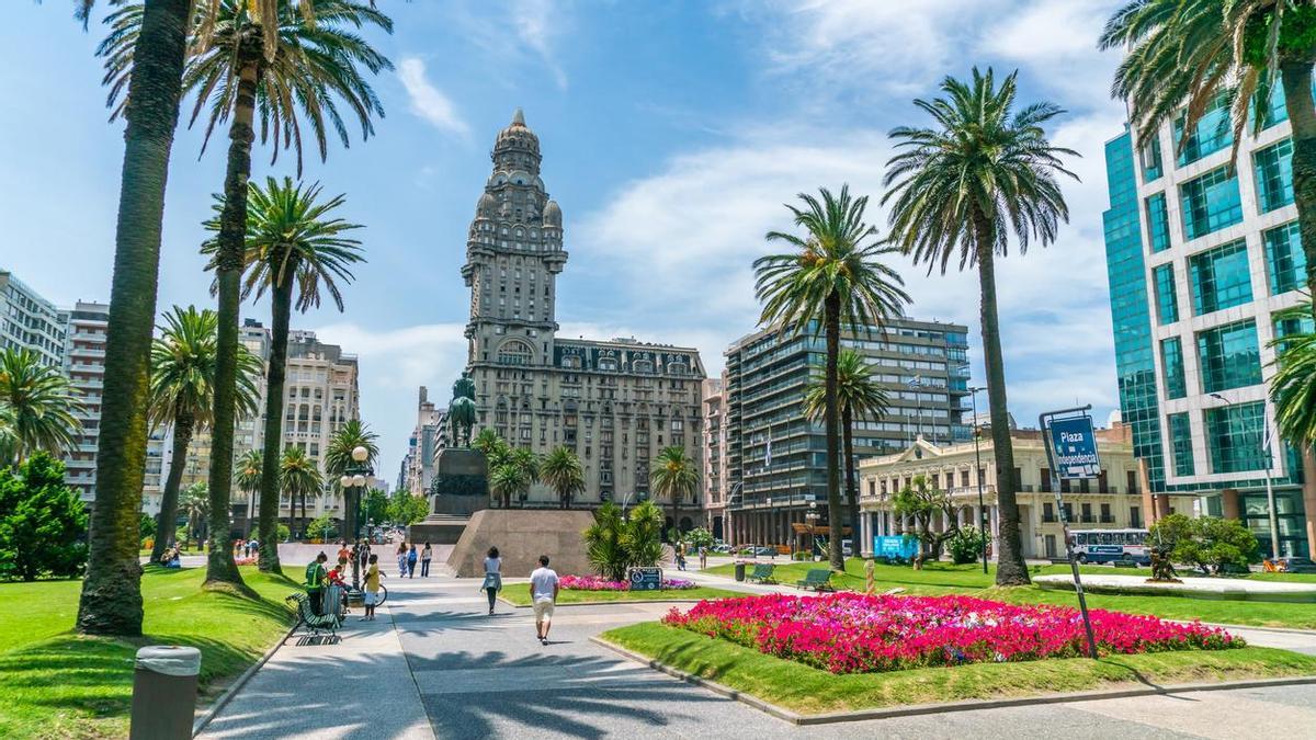 La Plaza de Independencia de Montevideo