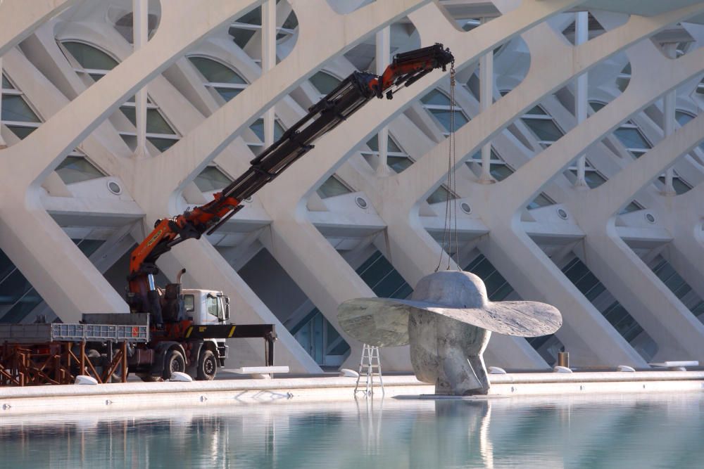 'La Pamela' de Valdés se despide de la Ciudad de las Artes y las Ciencias