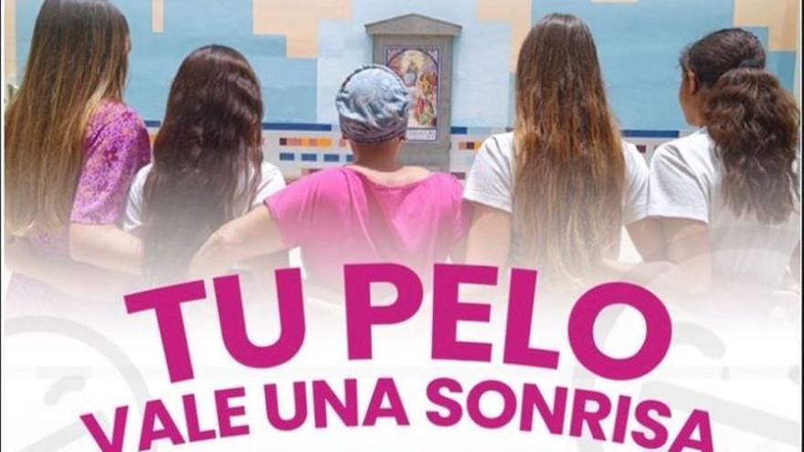 Pelucas solidarias para personas con cáncer en las Salesianas de Guanarteme