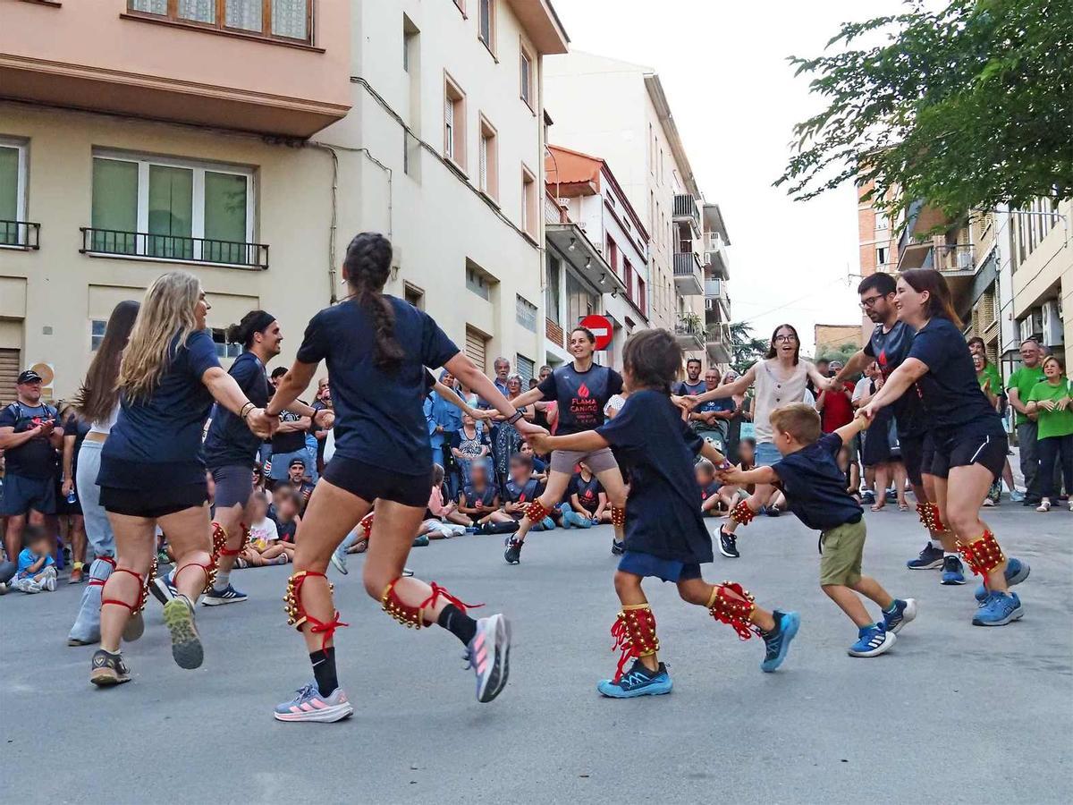 Rebuda de la flama del Canigó a Súria