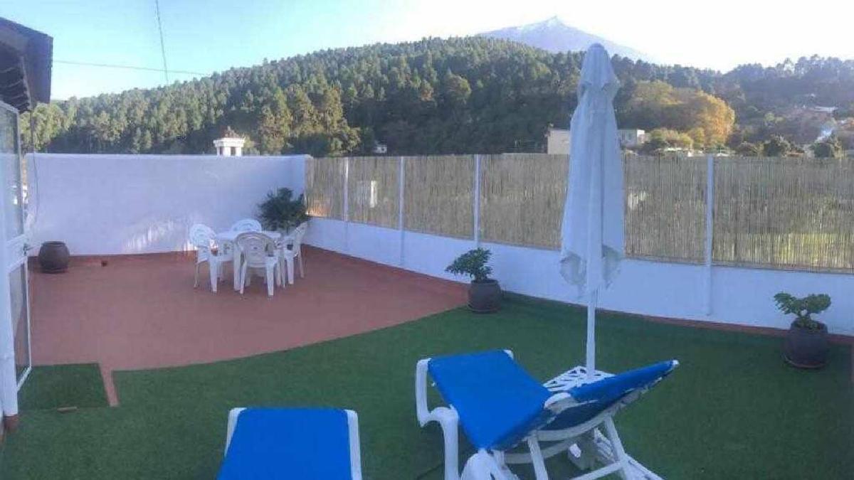 Espectaculares vistas al Teide desde la Casa Rural Kiko.