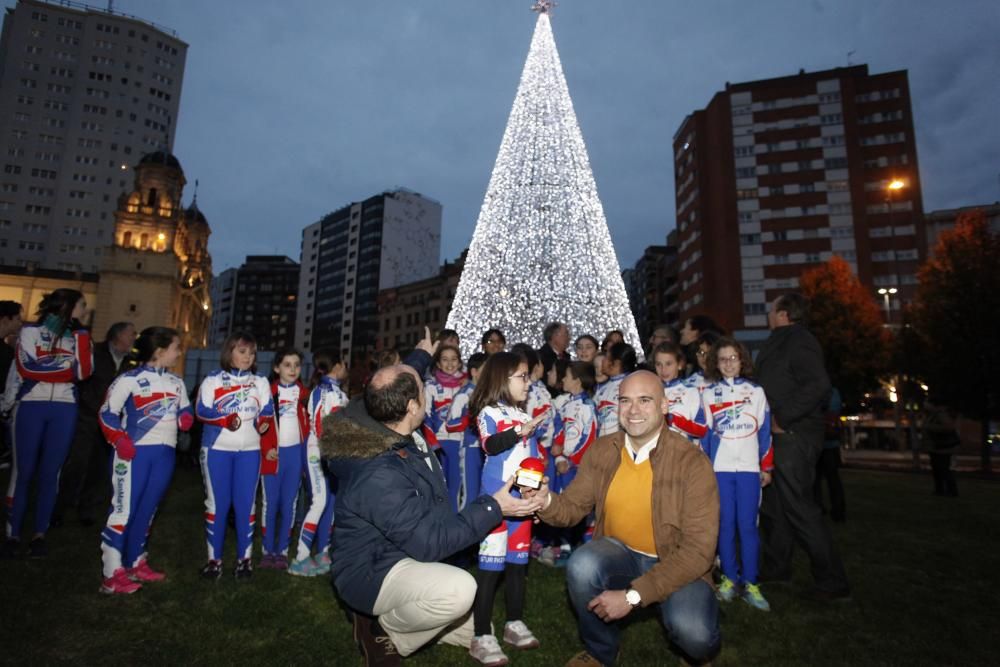 Luces de Navidad en Gijón