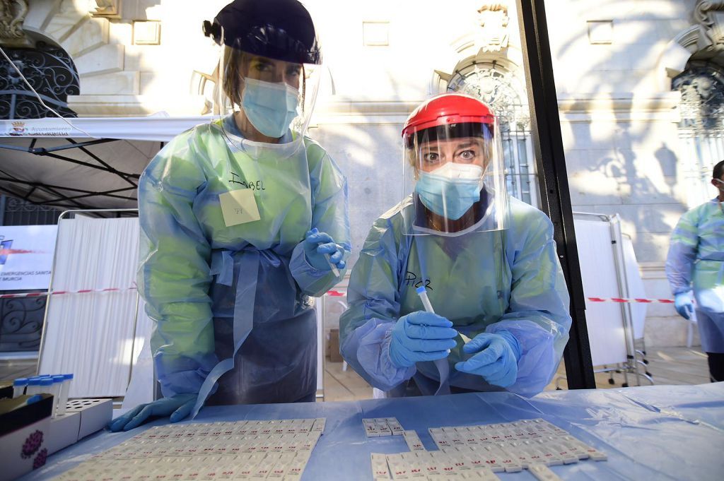 Punto móvil de test covid y vacunación en Cartagena este jueves