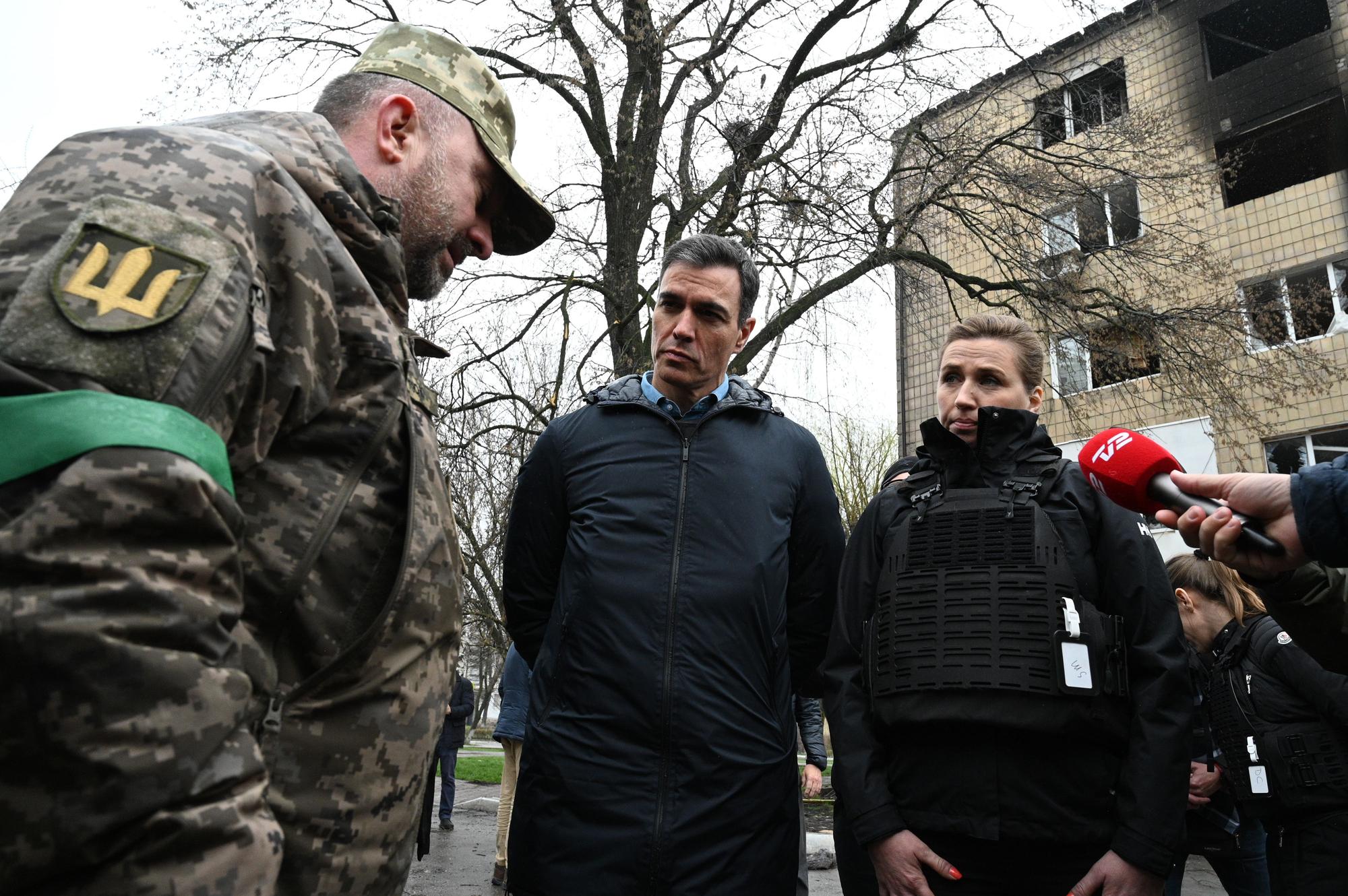 Pedro Sánchez visita Kiev