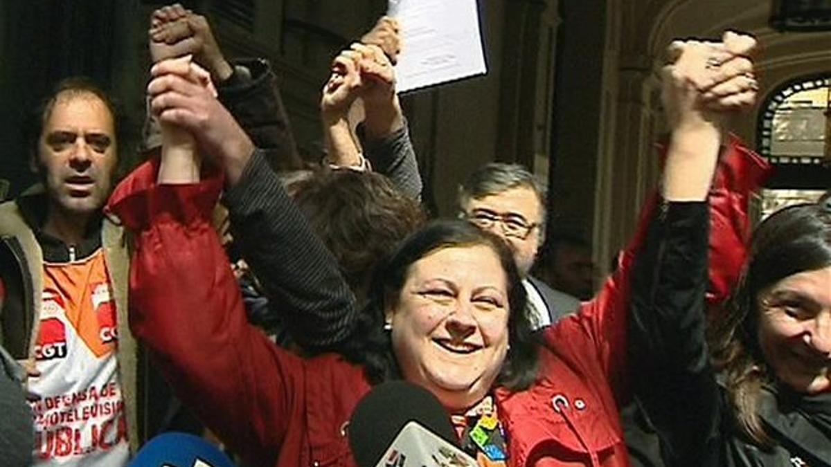 Trabajadores de Telemadrid