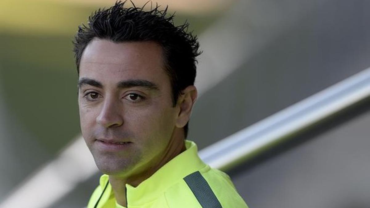 Xavi hablará tras el entrenamiento