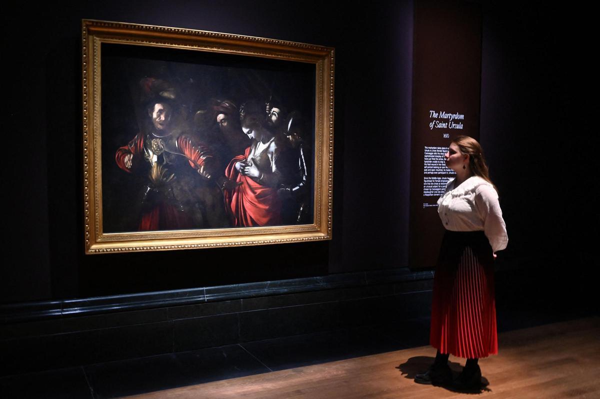 La última obra de Caravaggio, El martirio de santa Úrsula, se expone en la National Gallery de Londres