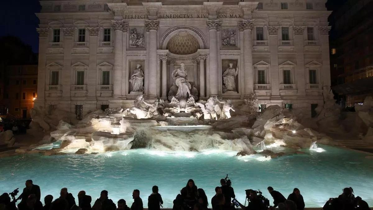 Una imagen de la la Fontana di Trevi.