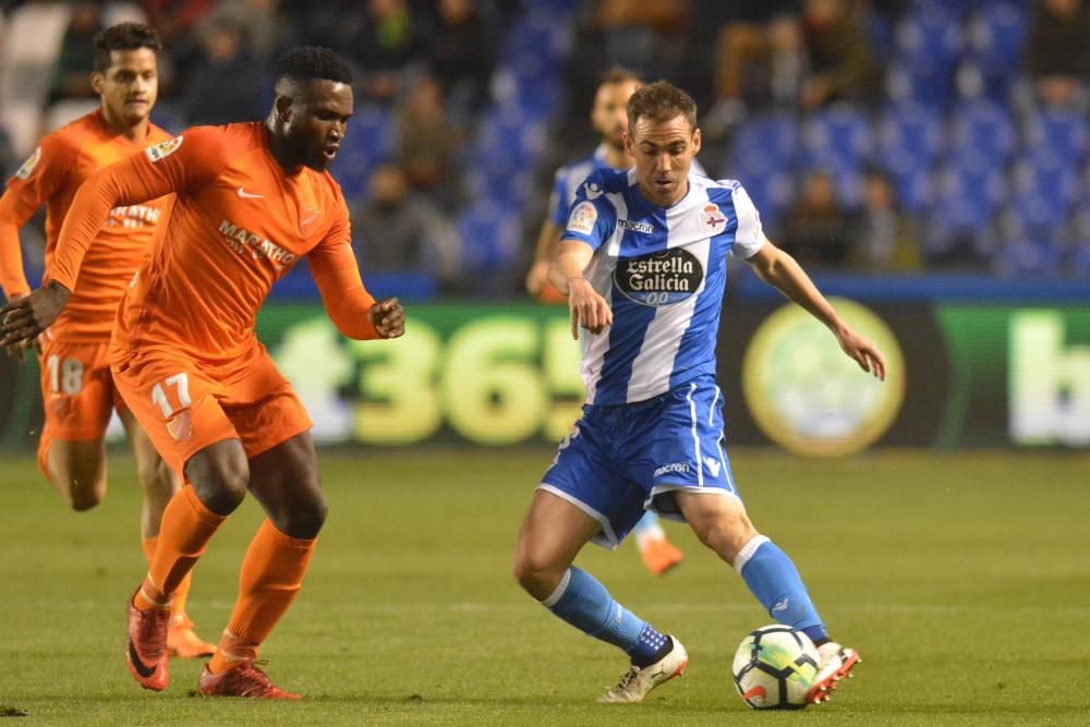 El Dépor se impone 3-2 al Málaga