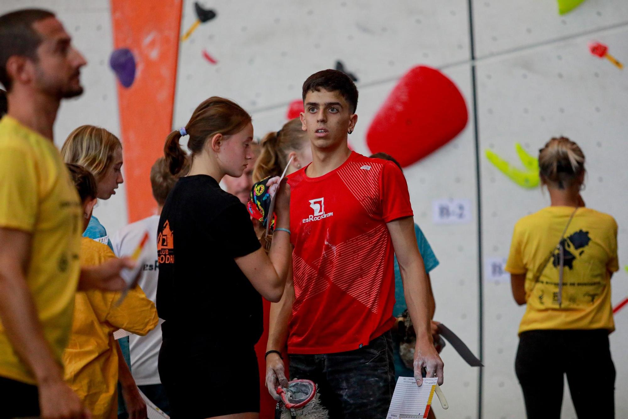 Todas las imágenes del campeonato de escalada en es Viver