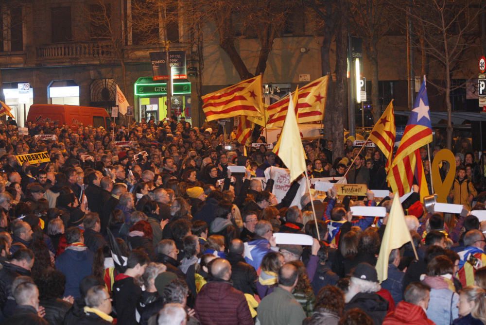 Manifestació a Girona