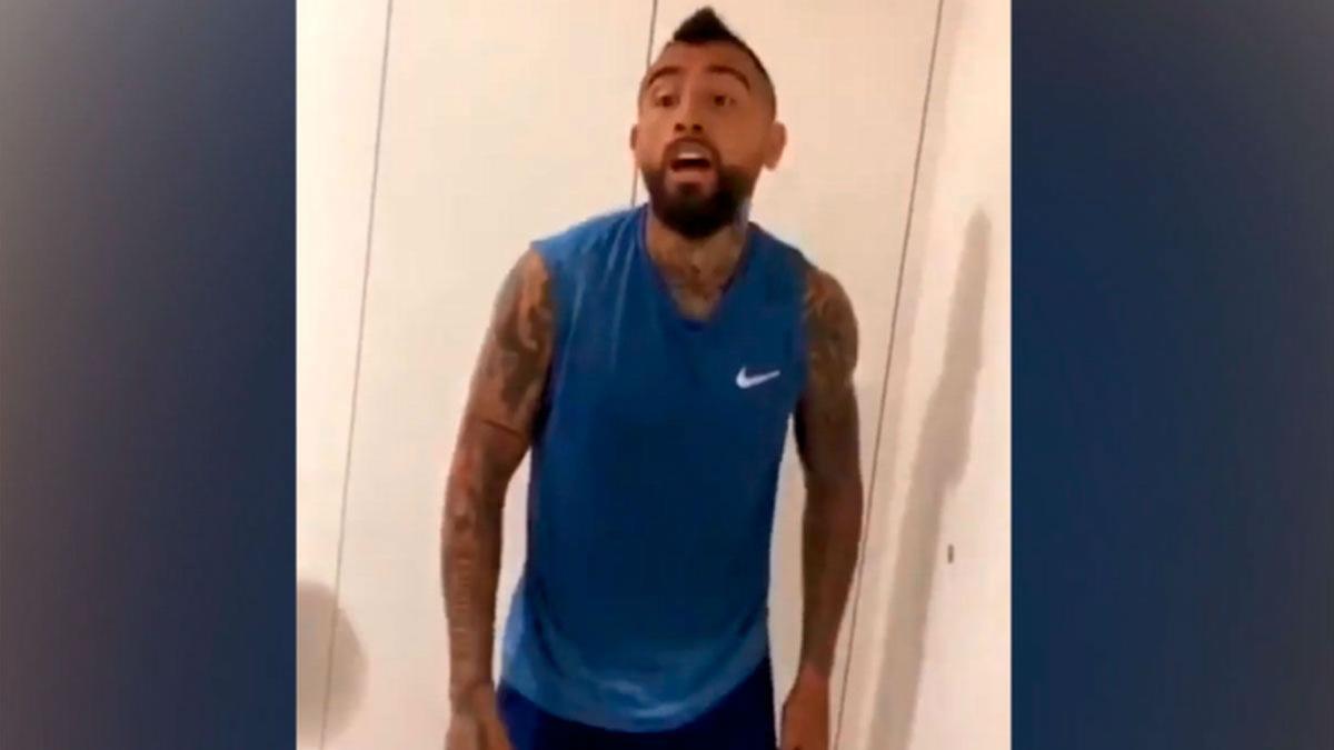 ¡Termina exhausto! Así demuestra Arturo Vidal que regresa en plena forma