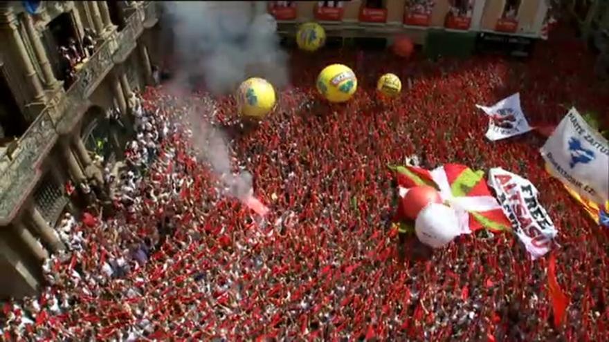 Comienza San Fermín con el tradicional chupinazo