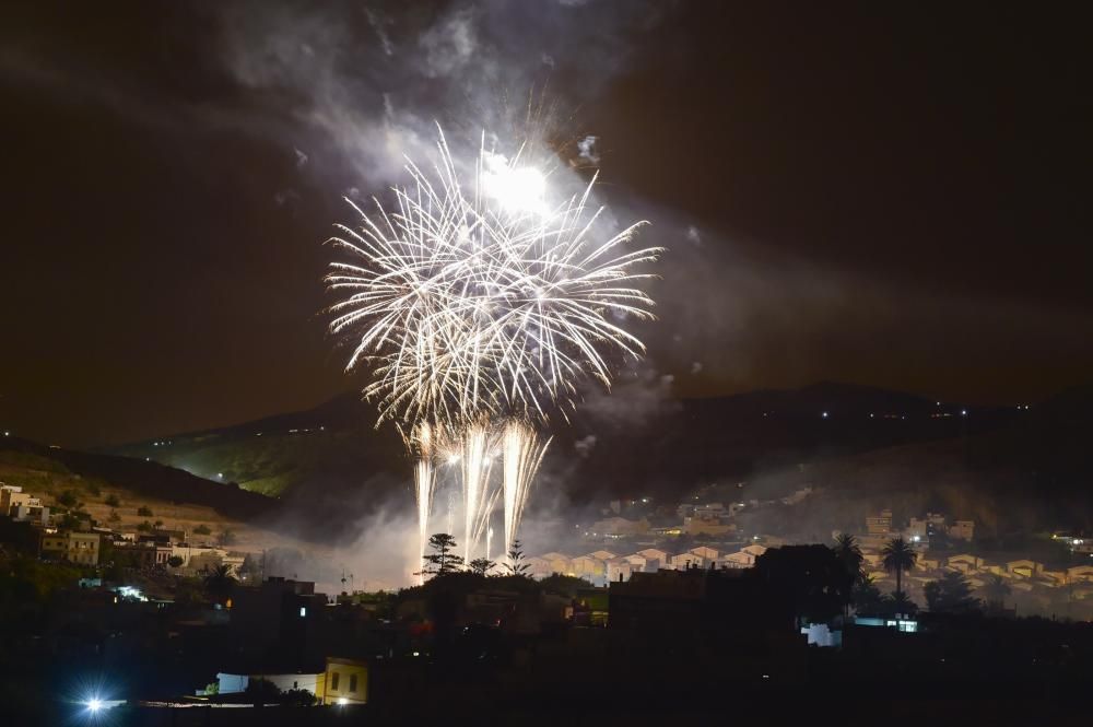 Fuegos artificiales. Fiestas de San Lorenzo