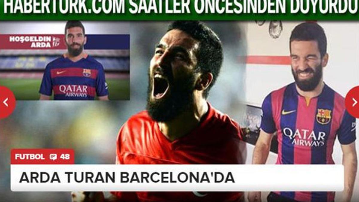 El fichaje de Arda Turan por el Barça ha causado mucho revuelo en Turquía