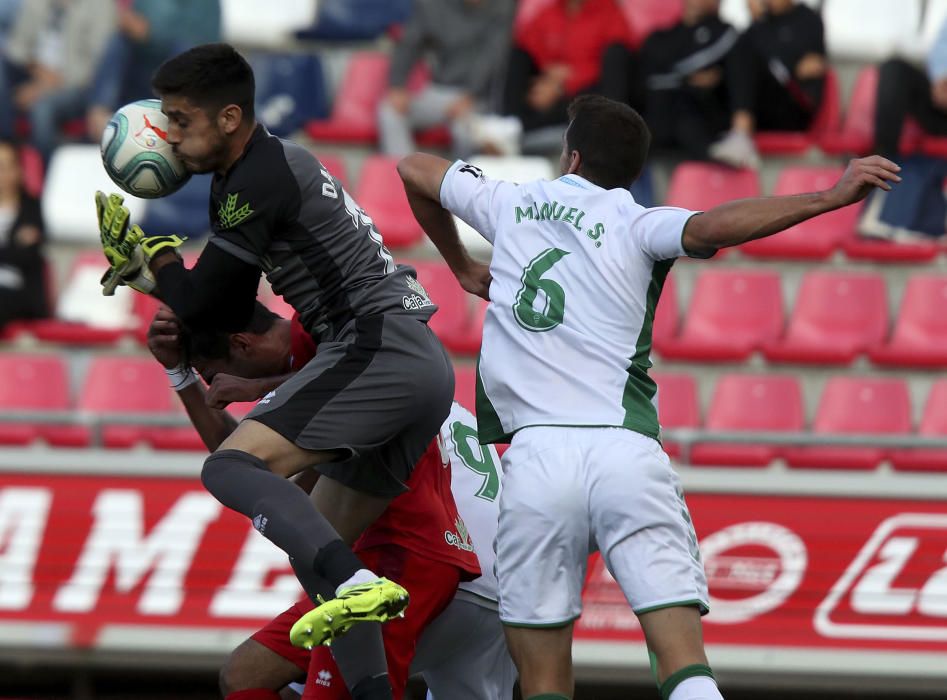 Los franjiverdes logran empatar en Soria ante el Numancia y acumulan cuatro partidos sin perder