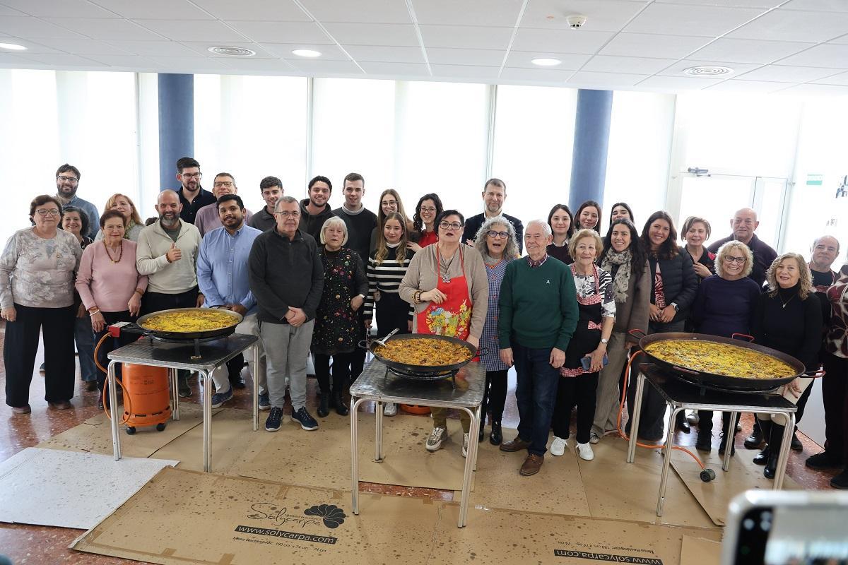 Taller de elaboración de paella valenciana.