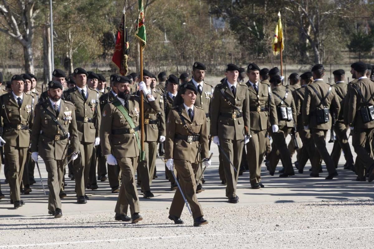 Parada militar en Cerro Muriano con motivo de la Inmaculada, patrona de la Infantería