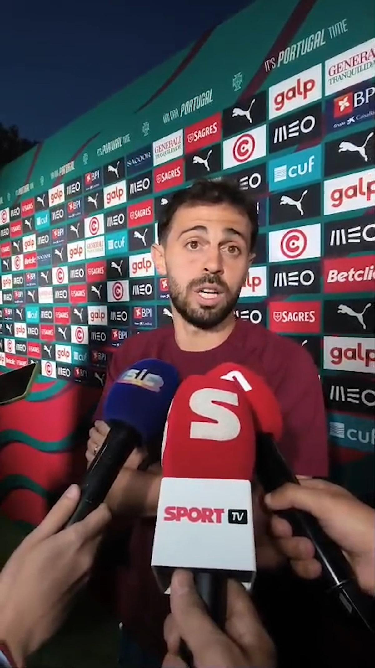 Bernardo Silva aseguró a SPORT que todavía no ha tomado una decisión sobre su futuro