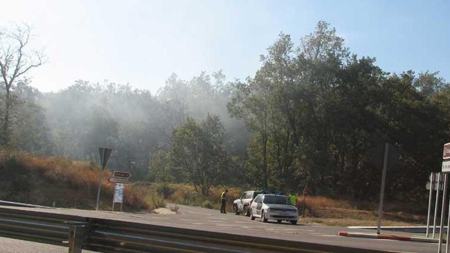 Controlado el incendio de las inmediaciones del Lago de Jaraíz de la Vera