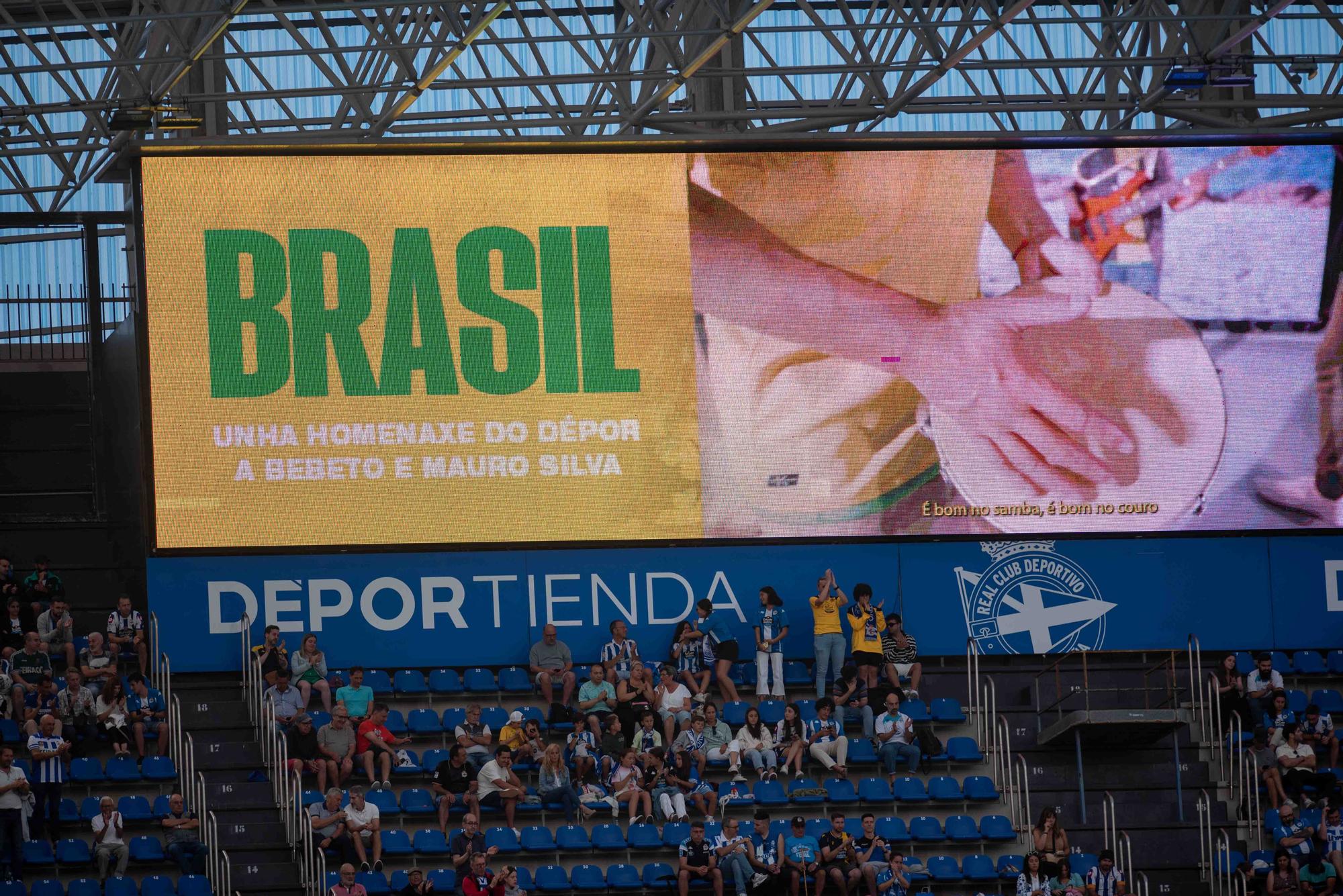 Homenaje a Álex Bergantiños en Riazor