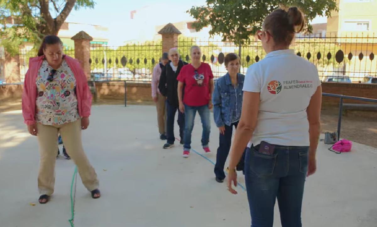 Una imagen del vídeo elaborado por Feafes Almendralejo para este proyecto.