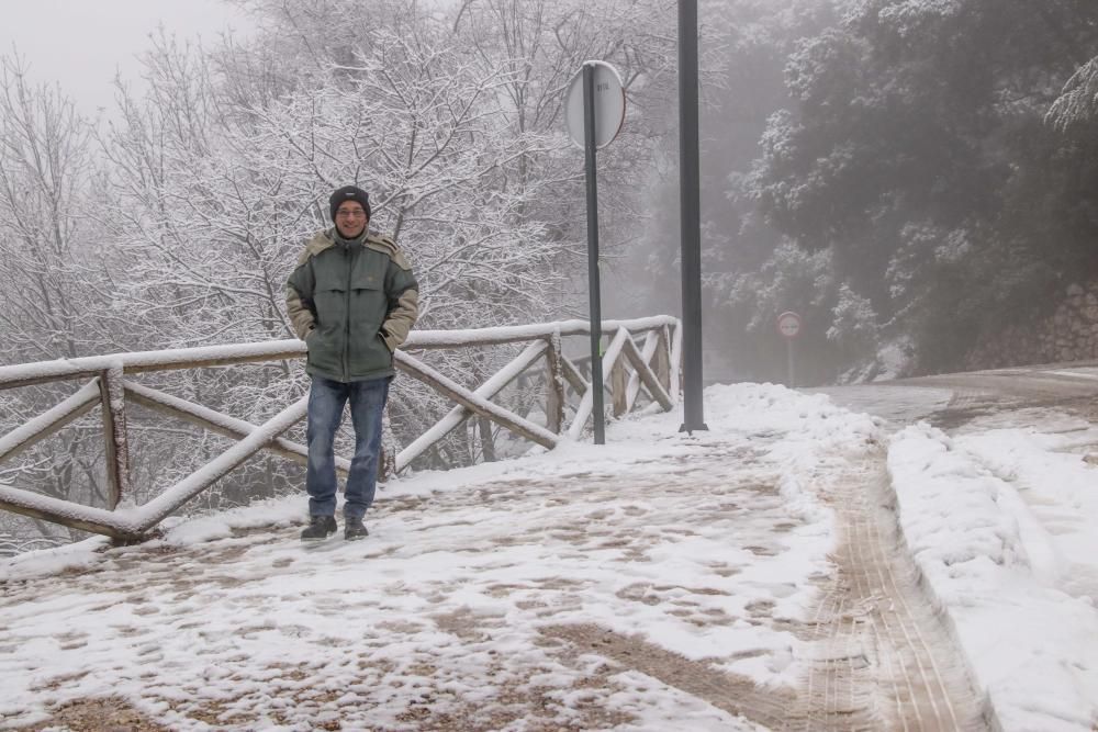 Nueva nevada en l'Alcoià y El Comtat