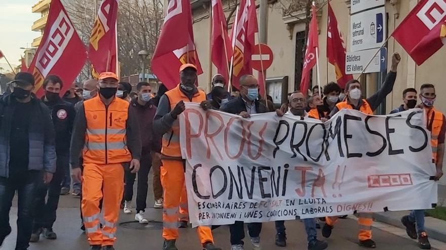 Fem Manresa diu que treballadors del servei de neteja de la ciutat van ser destinats a Salt per fer d&#039; &quot;esquirols&quot;