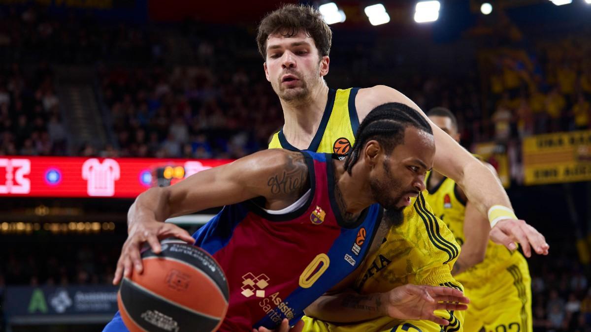 Kevin Punter, en el partido de la primera vuelta ante Fenerbahçe