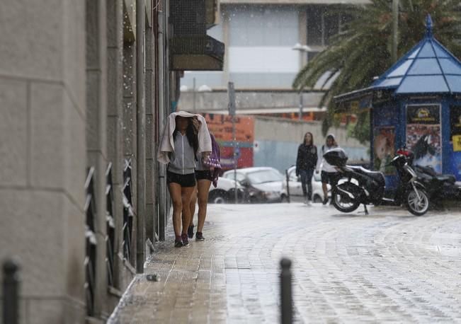 Lluvia en Tenerife